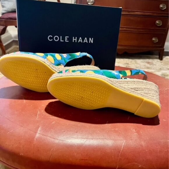 Cole Haan Slingback Wedges, Size 8, New and in the Box - Picture 4 of 10